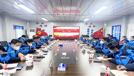 高武久一行元旦期間赴在建項目宣講黨的二十大精神并進(jìn)行帶班檢查